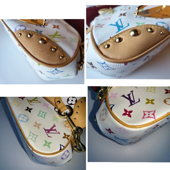 🔥SOLD🔥LOUIS VUITTON Marilyn White Multicolor Shoulder Bag - Picture 9 of 17